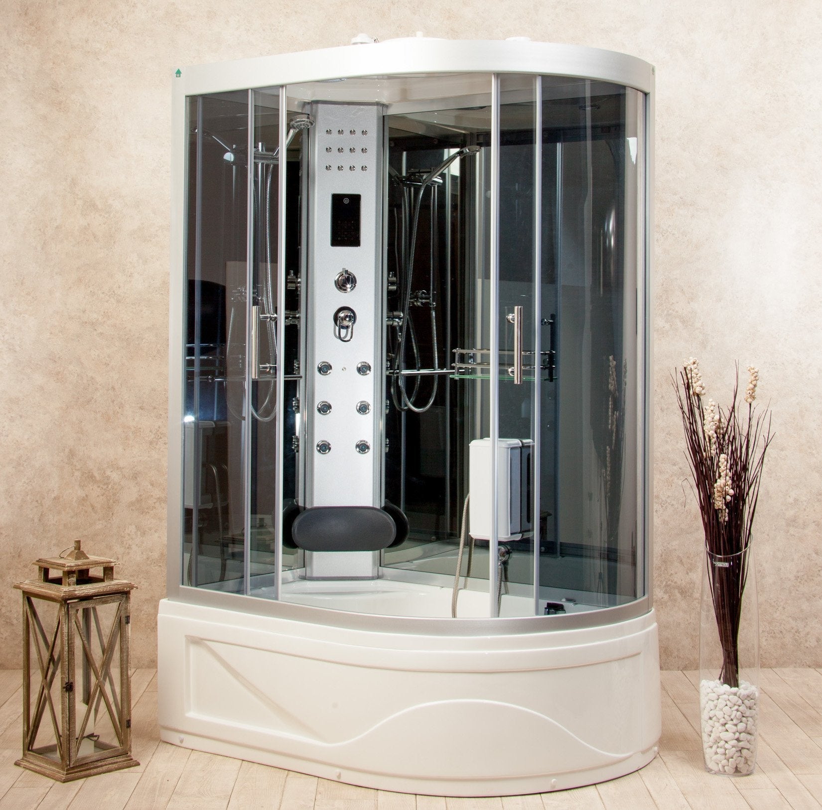 Box Doccia Idro con Vasca Florence2 115x90 Sinistra sauna, Bagno Turco