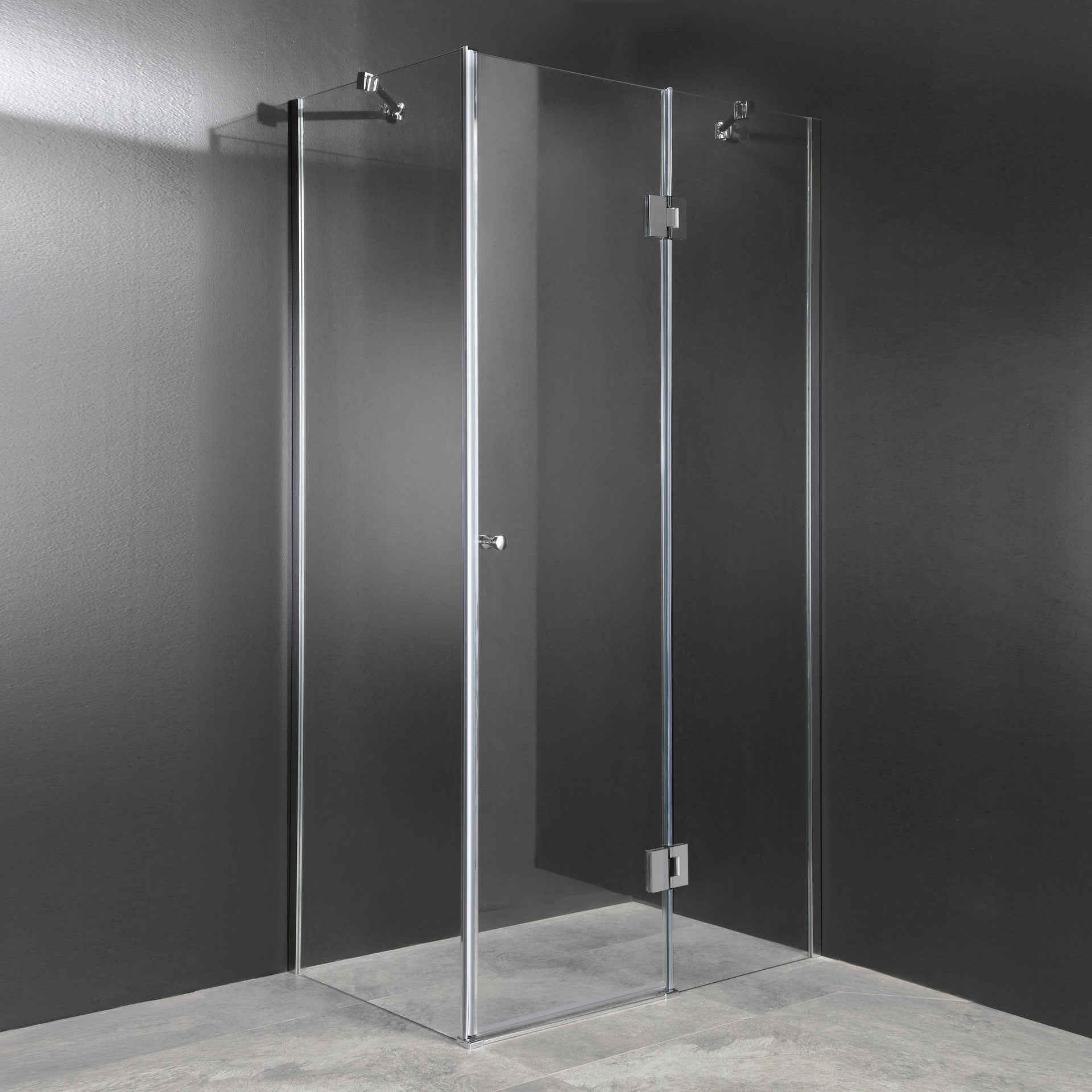 Cabina Doccia Lux Vetri 8mm Telaio Inox 70x100cm Destro
