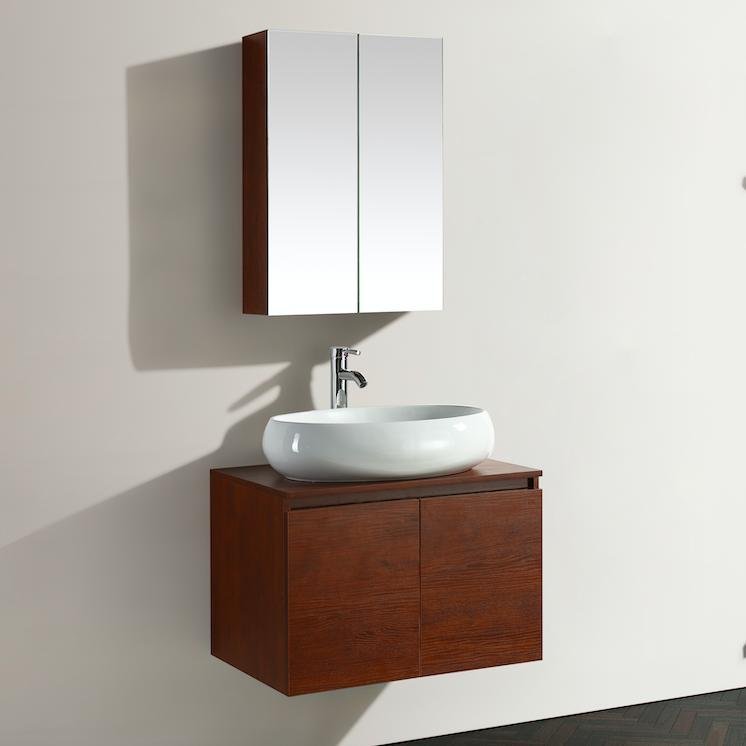 Mobile Arredo Bagno Sospeso Bali 70 cm in Stile Moderno
