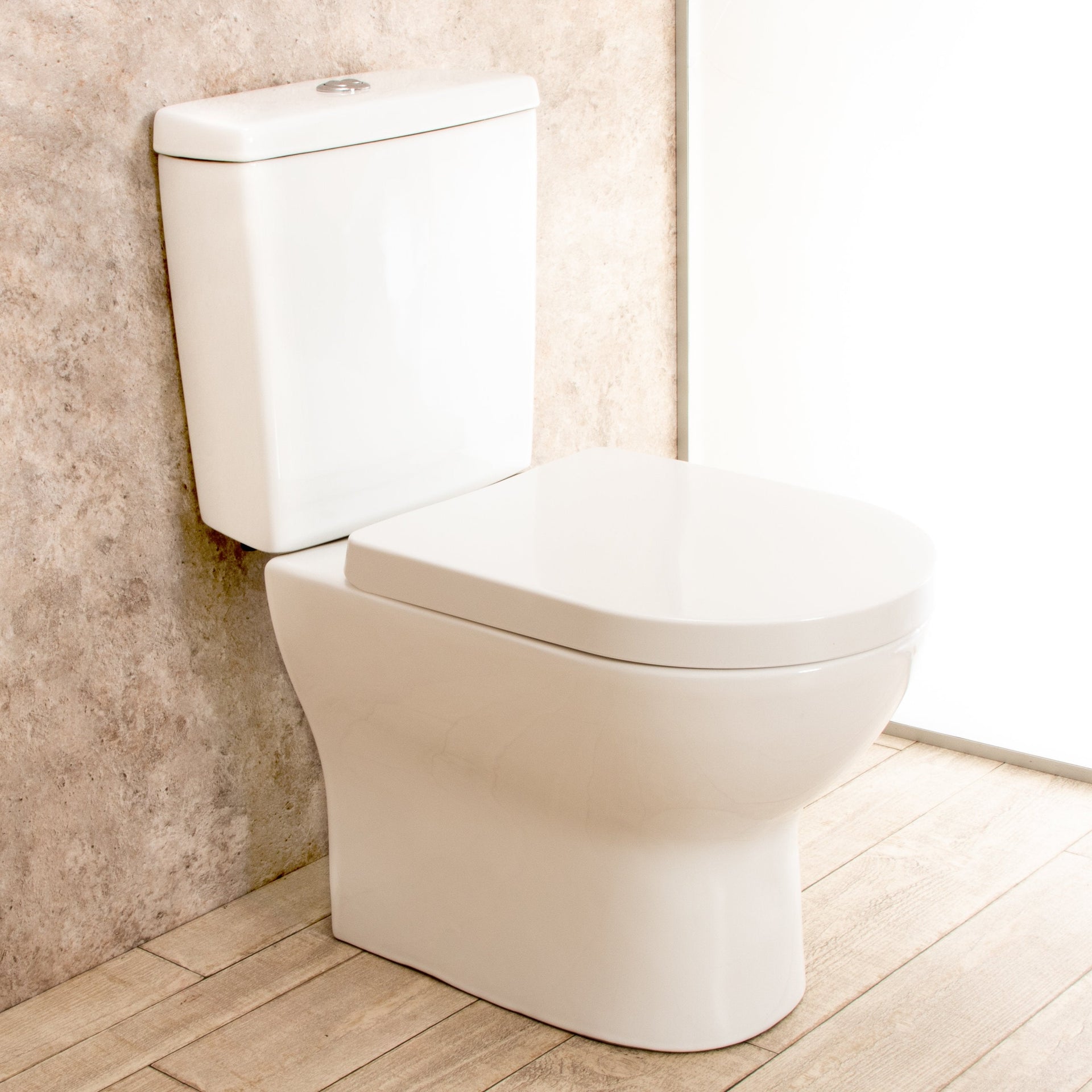 WC con Cassetta Esterna Comfort con lo Scarico a Muro L38xP70xA79cm