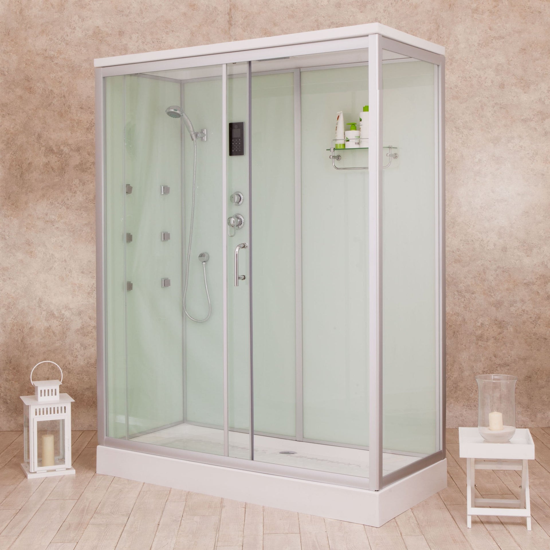 Box Doccia White Air 70x160 Sinistro Idromassaggio  Multifunzione
