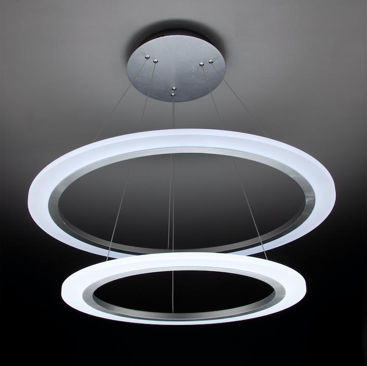 Lampadario a Sospensione Led Round 2T di Design Moderno