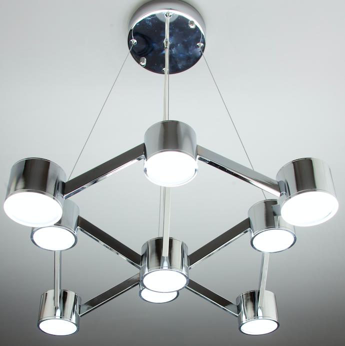 Lampadario a Sospensione led Mech 9 di Design Moderno