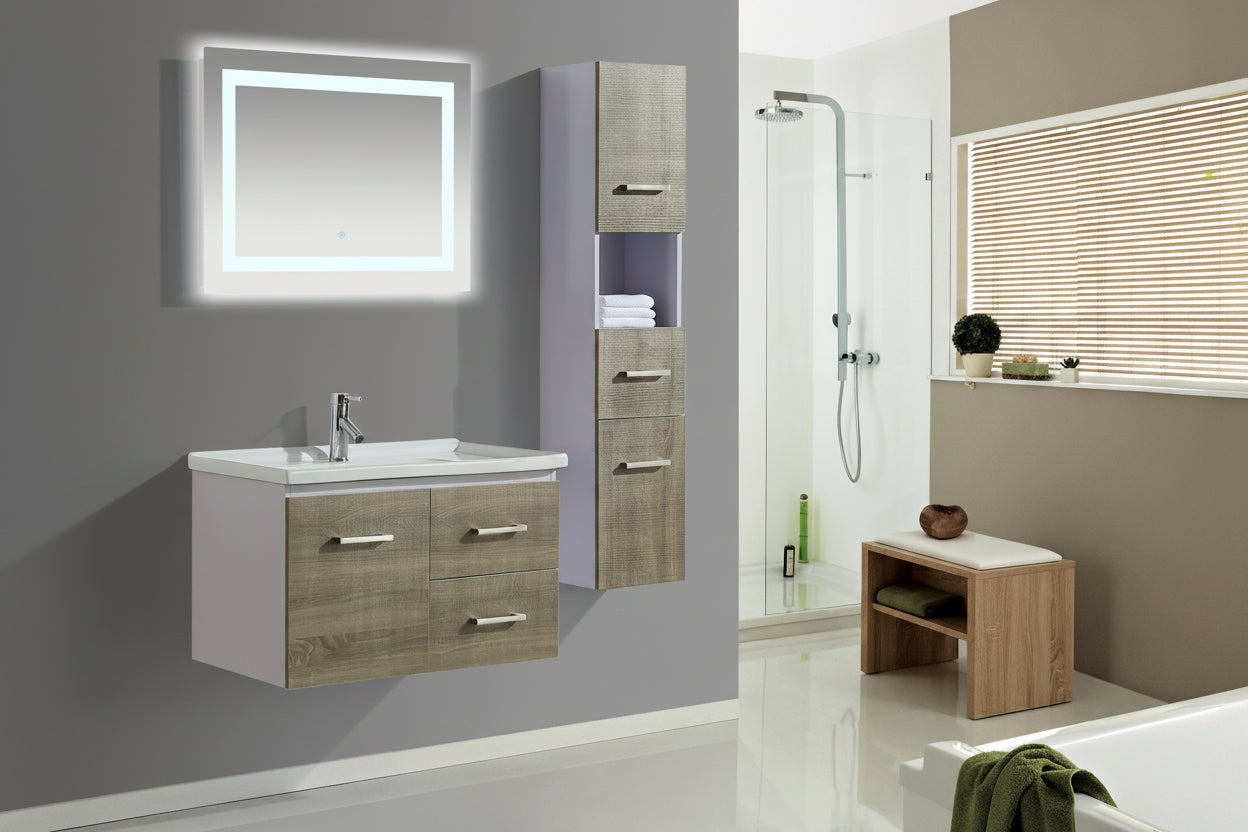 Mobile Arredo Bagno Istambul 80 cm Spazioso + Colonna Arredo