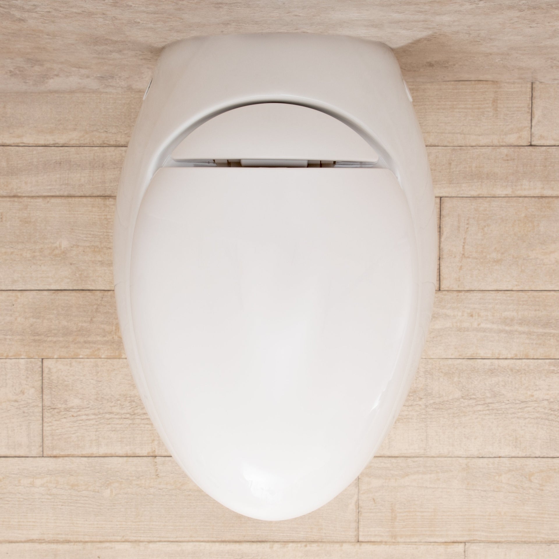 WC Sospeso Wind in ceramica con seduta e copri vaso 39x58x36cm