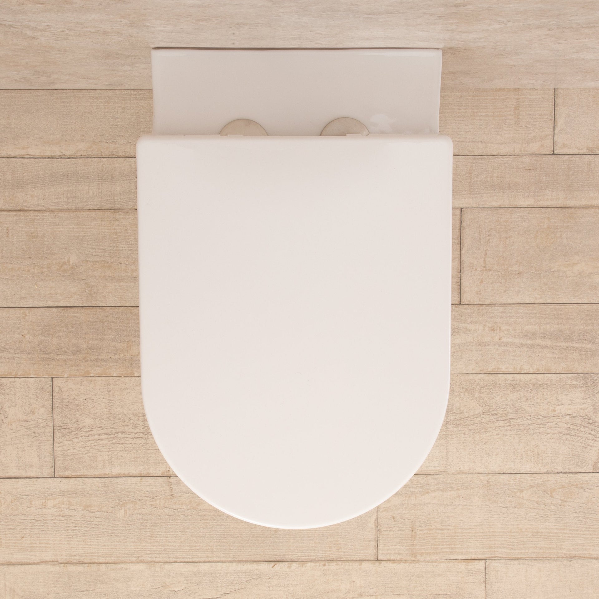 WC Sospeso Easy in ceramica + sedile e copri vaso L36.5xP56.5xA34.5 cm