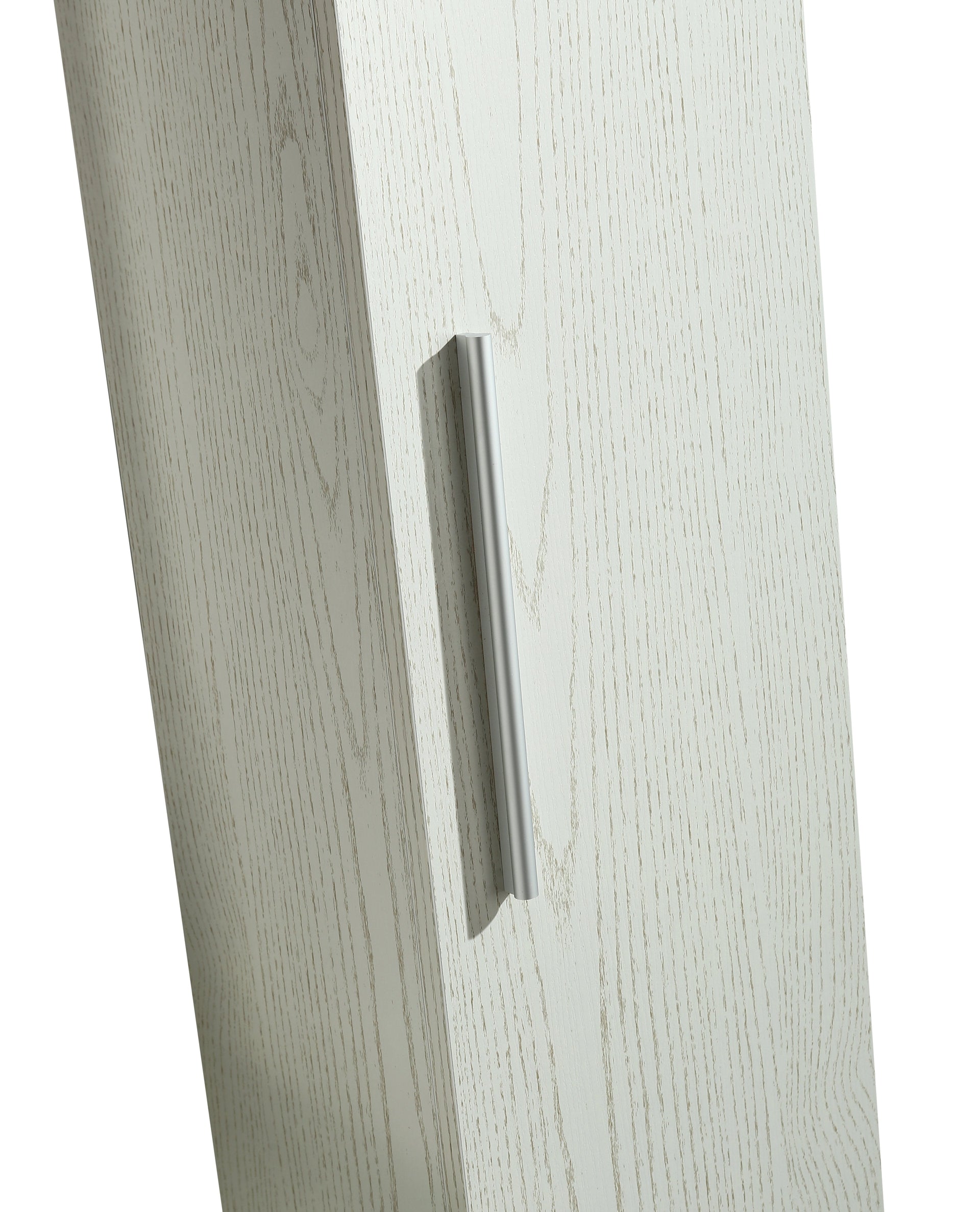 Colonna Arredo Bagno 25x22x160 cm Sospesa Moderna Bianca