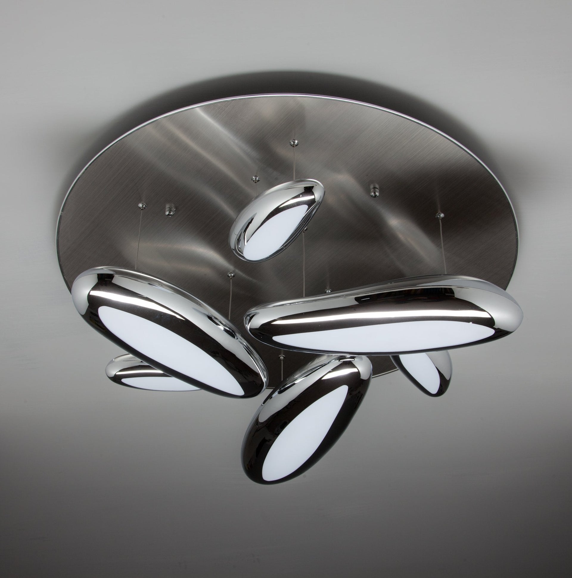 Lampadario a Led Drop Design 6B con Luce Calda Moderno