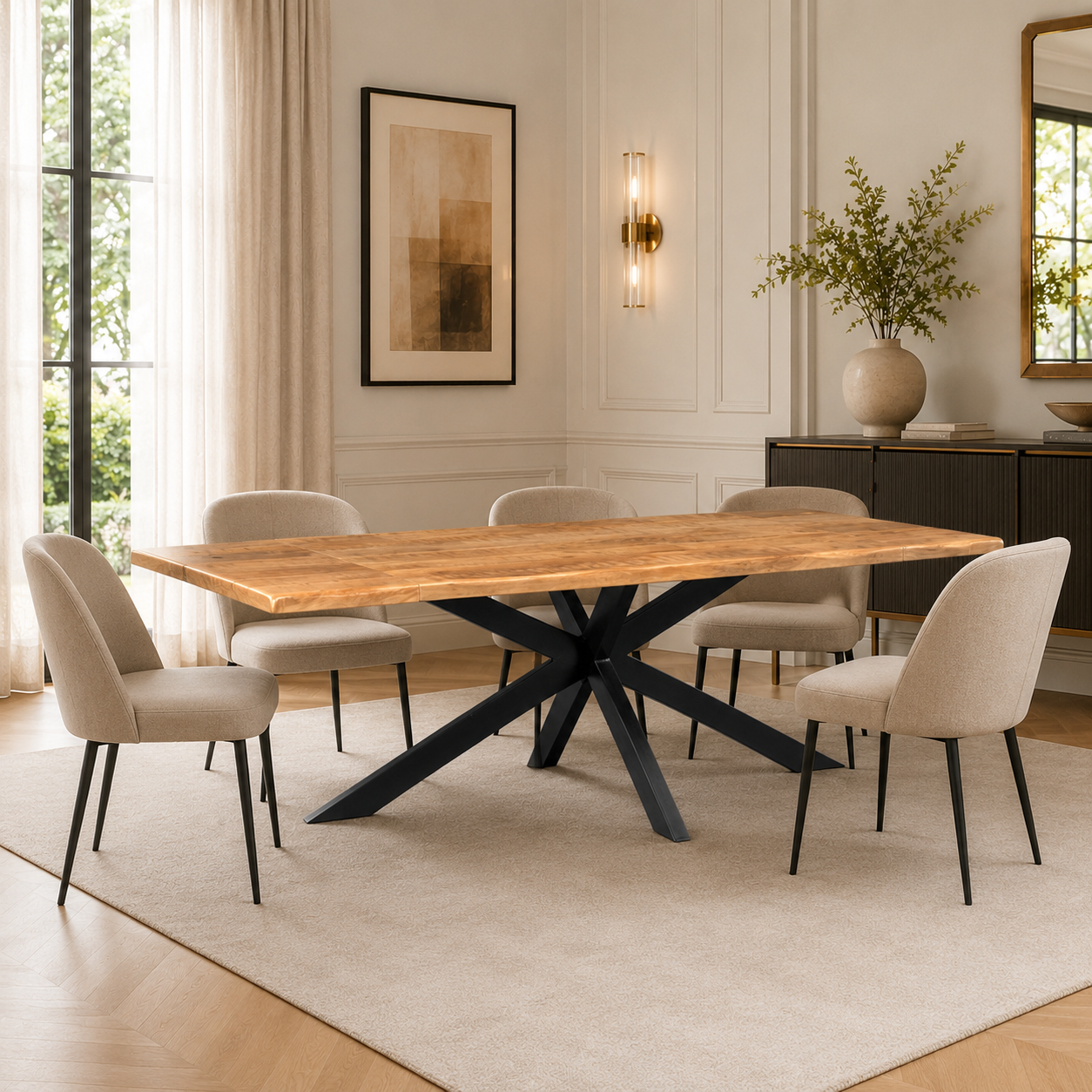 Tavolo Modello Loom - 160x85 cm allungabile fino a 240 cm