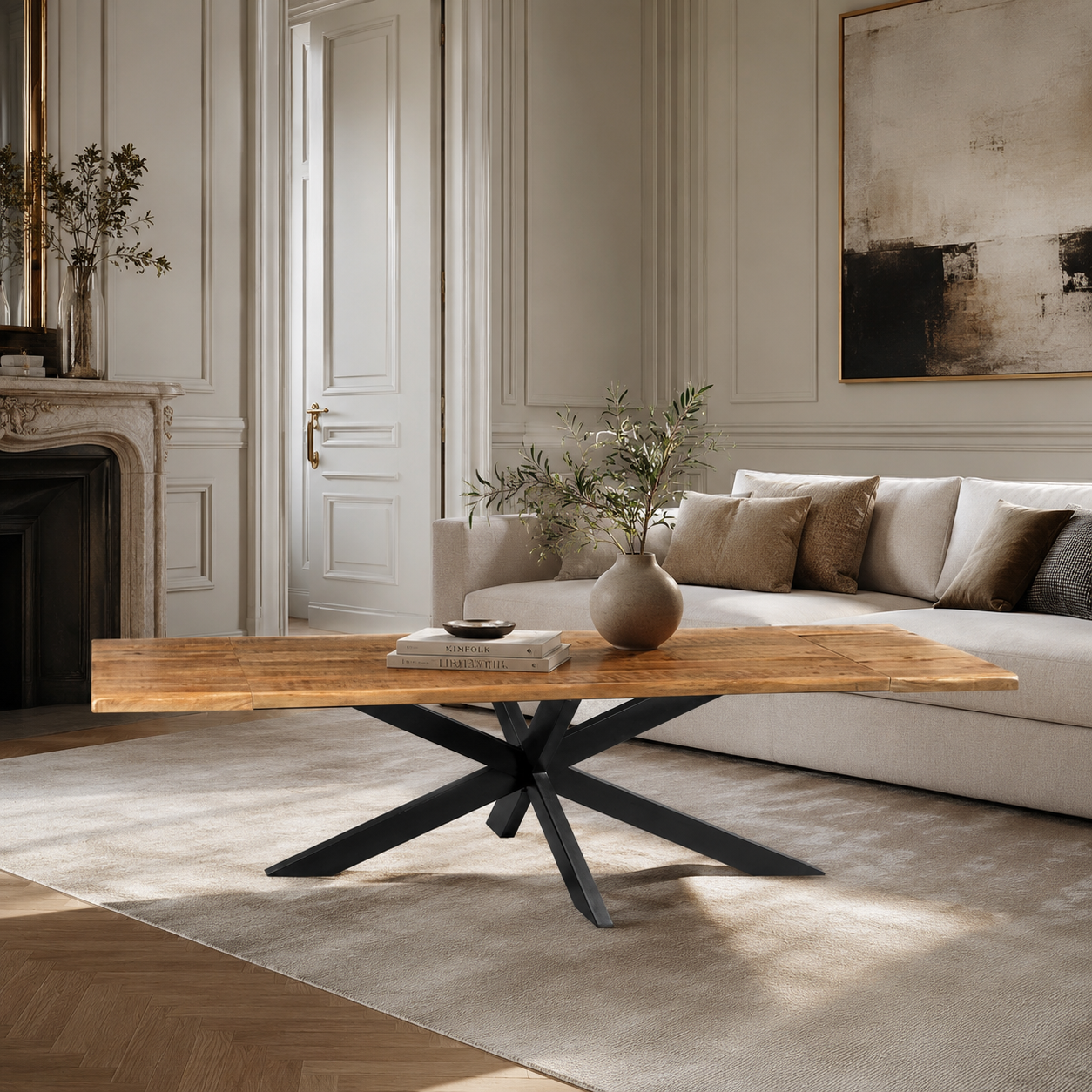 Tavolo Modello Loom - 160x85 cm allungabile fino a 240 cm