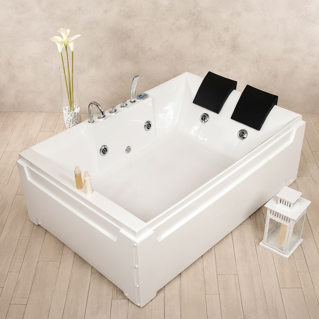 Vasca Idromassaggio Paradise Luxury 185x123 Doppia di Design
